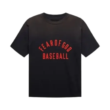 Fear of God Baseball Tees – Black Size