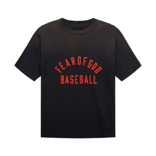 Fear of God Baseball Tees – Black Size