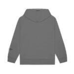 Fear of God Essentials Pullover Hoodie Applique Logo – Gray