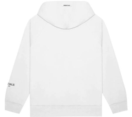 Fear of God Essentials Pull-Over Hoodie Applique Logo – White