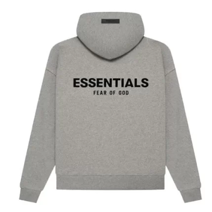 Essentials Dark Oatmeal Gray Hoodies