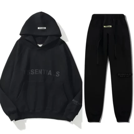 Essentials Fear Of God Oversized Tracksuit Black