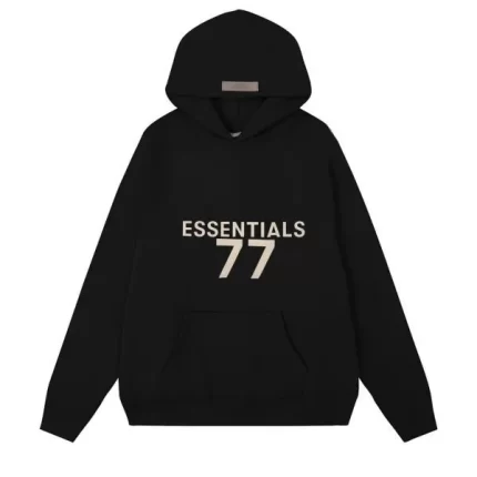 Essentials Fear of God 77 Hoodie Black