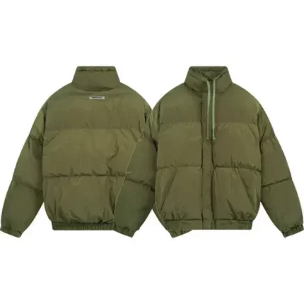 Essentials Fear of God Puffer Jacket Army Greens