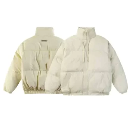 Essentials Fear of God Puffer Jacket Whites