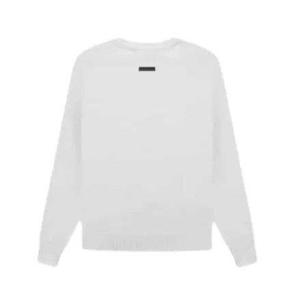 Essentials Overlapped Sweater Light Grays
