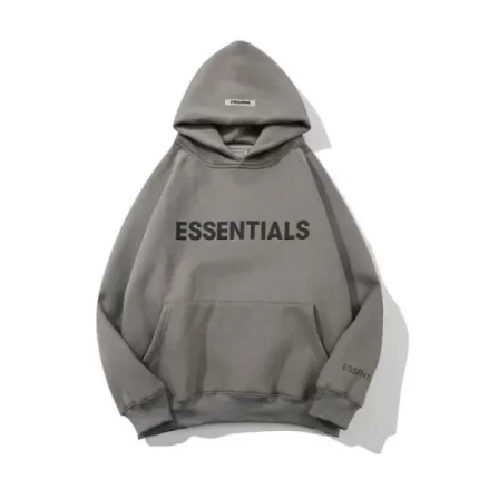 Gray Essentials Oversized Hoodie