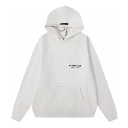Light Gray Essentials Hoodies
